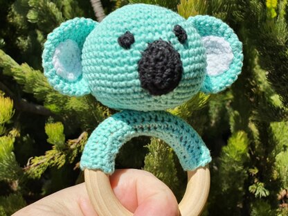 Crochet Koala Rattle and Toy