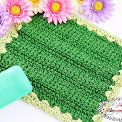 Linked Crochet Washcloth