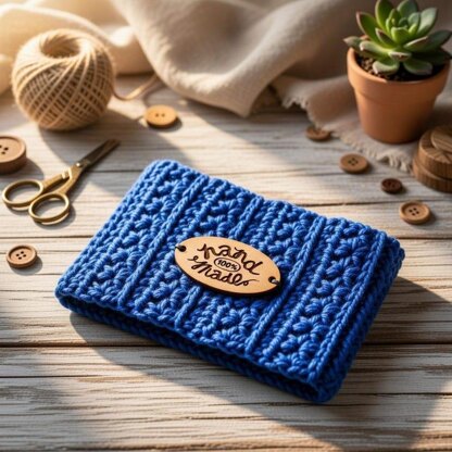 Crochet Card Holder Pdf + Video Tutorial