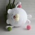 White fat cat "Snowball" toy
