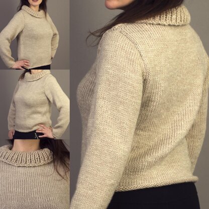 Chunky Cowl Sweater