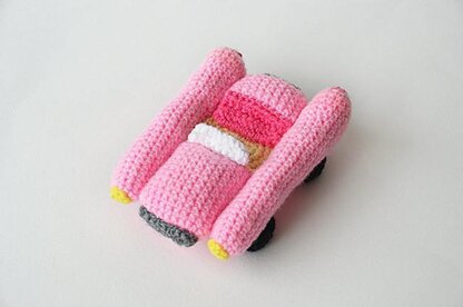 Cabrio Car Crochet Pattern, Cabriolet Car