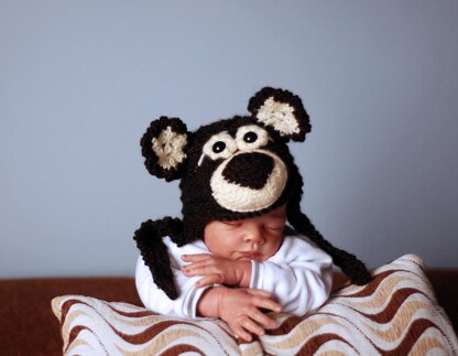 New Born Baby Bear Hat