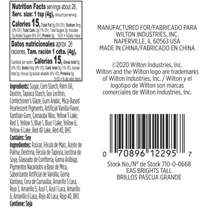 Wilton Easter Pastel Medley Sprinkles Tall