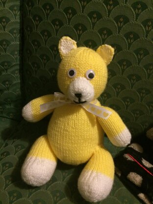 Yellow Cuddly Teddy Bear