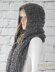Alexia Crochet Hooded Scarf #800