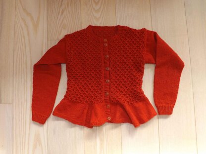 Honey Trellis Girls Cardigan