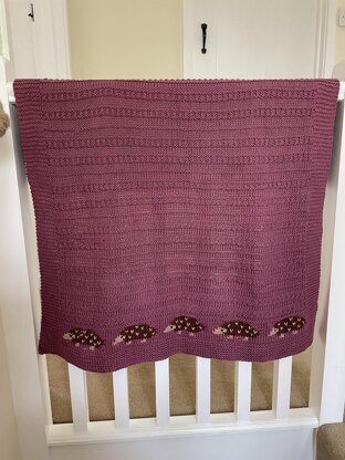 Layla's Hedgehog Baby Blanket