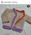 2-4-1 Reversible Baby Cardigan and Beanie Set