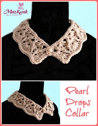 Pearl drops collar