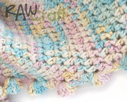 Easy Baby Bobble Edge Blanket Pattern