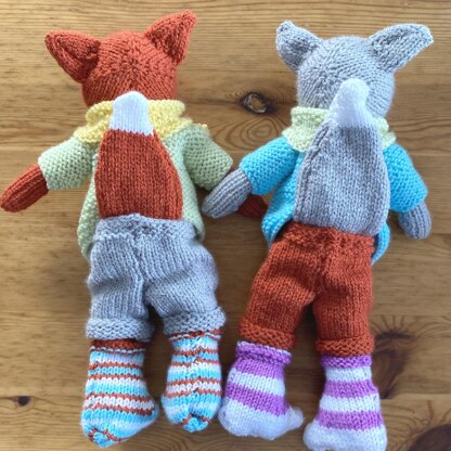 Fox In Socks & Little Wolf Toys