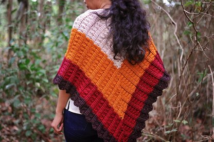 Blooms and Dunes Shawl