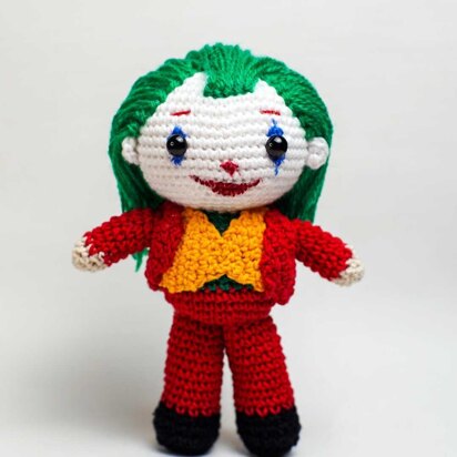 Joker Joaquin Phoenix amigurumi crochet pattern