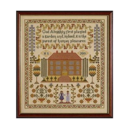 Historical Sampler Company House Sampler Cross Stitch Kit - 16ct Aida - 43cm x 38cm