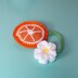 Orange Daisy Car Hanging