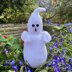 Halloween Ghost Toy Knitting Pattern - Doll Knitting Pattern