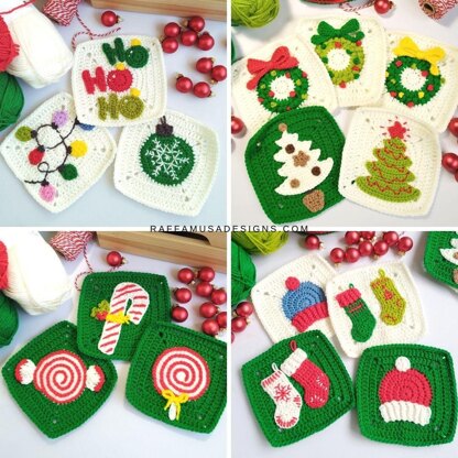 Crochet Kit - Christmas Kit Bundle - The Crochet Craft Co