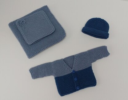 Noah Premature Baby Cardigan Set