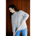 Knitting Pure & Simple 9724 Neck Down Pullover For Women