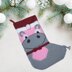 Hippopotamus Christmas Stocking