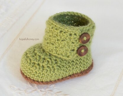 Cashmere Avocado Baby Booties