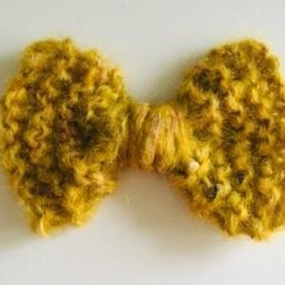 Waste Not Bobby Dazzler Chunky Dog Bow Tie - knitting pattern