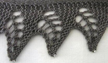 K803-Embossed Leaves Shawl