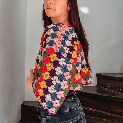 Granny Diamond Stitch Cardigan