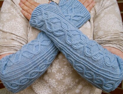 Mt. Blanc Long Fingerless Mitts