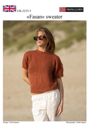 Fasan Sweater in Viking of Norway Kid Silk - Downloadable PDF