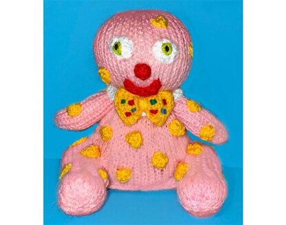 Mr Blobby inspired choc orange cover / 15cms toy