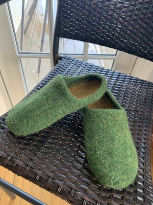 Felted slippers