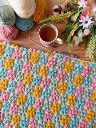 Bobble Blooms Blanket
