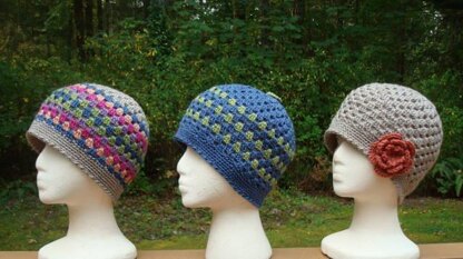 Granny Stitch Beanies - A-102a