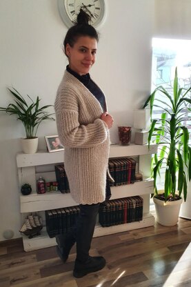 Crochet simple cardigan