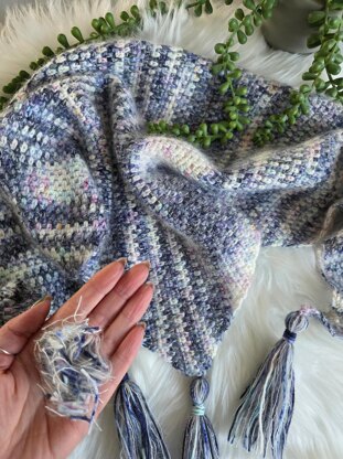 Magic Moss Stitch Scarf