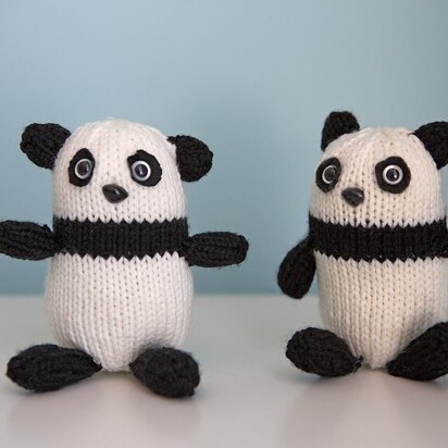 Saya the Panda - knitting pattern