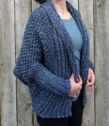 Blueberry Cardigan Knitting pattern by CamexiaDesigns | LoveCrafts