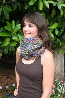 Fast Seed Stitch Cowl