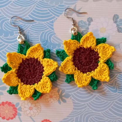 Sunflower Earrings