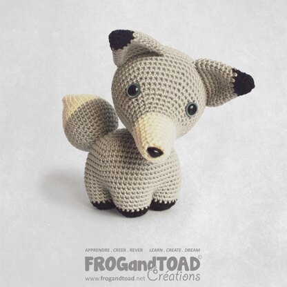 Fox Renard - Amigurumi Crochet - FROGandTOAD Créations