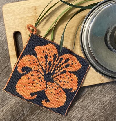 Tiger Lily Potholder