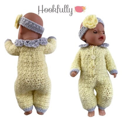 Sweet lemon baby dolls onesie