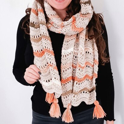 Honey Ripple Scarf