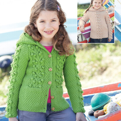 Hooded Sweater and Jacket in Sirdar Supersoft Aran - 2451 - Downloadable PDF - knitting pattern