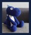 Crochet pattern dino Valentin Blue!