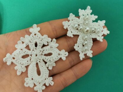 Cross Christening favor pattern