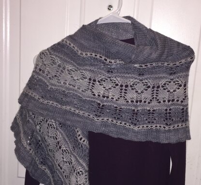 Krystal's Christmas shawl