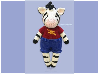 Amigurumi Knits. ZIN the Zebra.